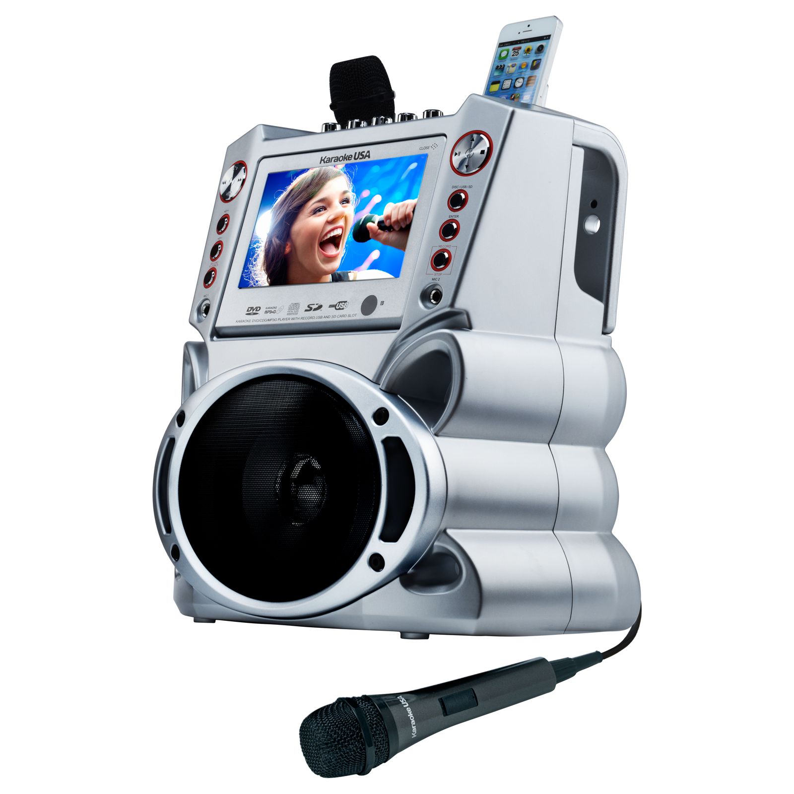 GF829S - DVD/CDG/MP3G Karaoke System with 7 GF829S - DVD/CDG/MP3G Karaoke System with 7